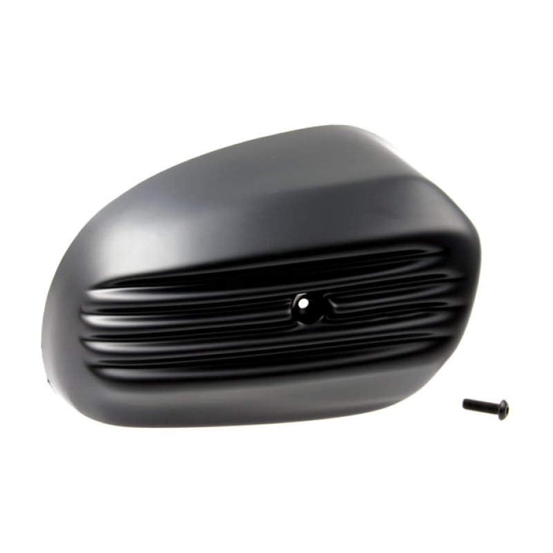 CULT-WERK, AIR CLEANER COVER &quot;SPECIAL&quot; UNPAINTED MATTE BLACK FINISH. A 566764