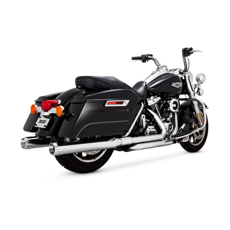 VANCE & HINES, 4&quot; DAYTONA 400 SLIP-ON MUFFLERS. CHROME 567361