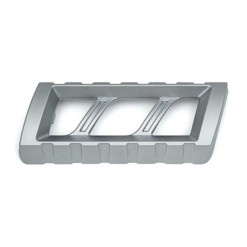 KURYAKYN 6&quot; RIOT HEAT SHIELD, SILVER BEAD BLASTED 567582