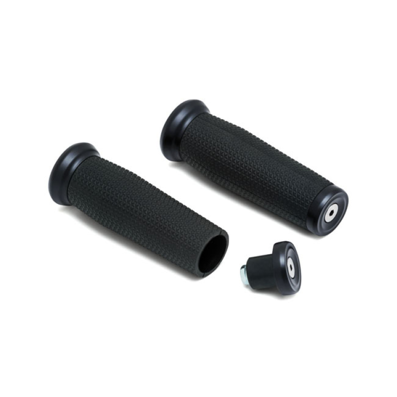 KURYAKYN, THRESHER GRIPS, 7/8&quot; UNIVERSAL SATIN BLACK; EPDM RUBBER; FIT 567625