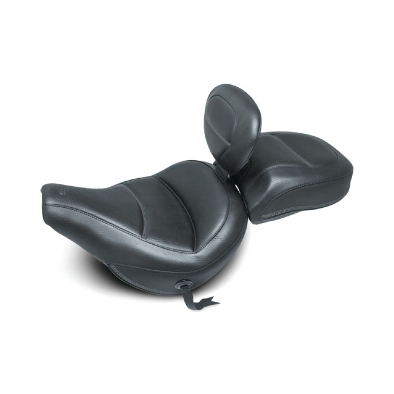 MUSTANG, STANDARD TOURING PASSENGER SEAT. RECESSED BLACK. 10.5&quot; WIDE. 568417
