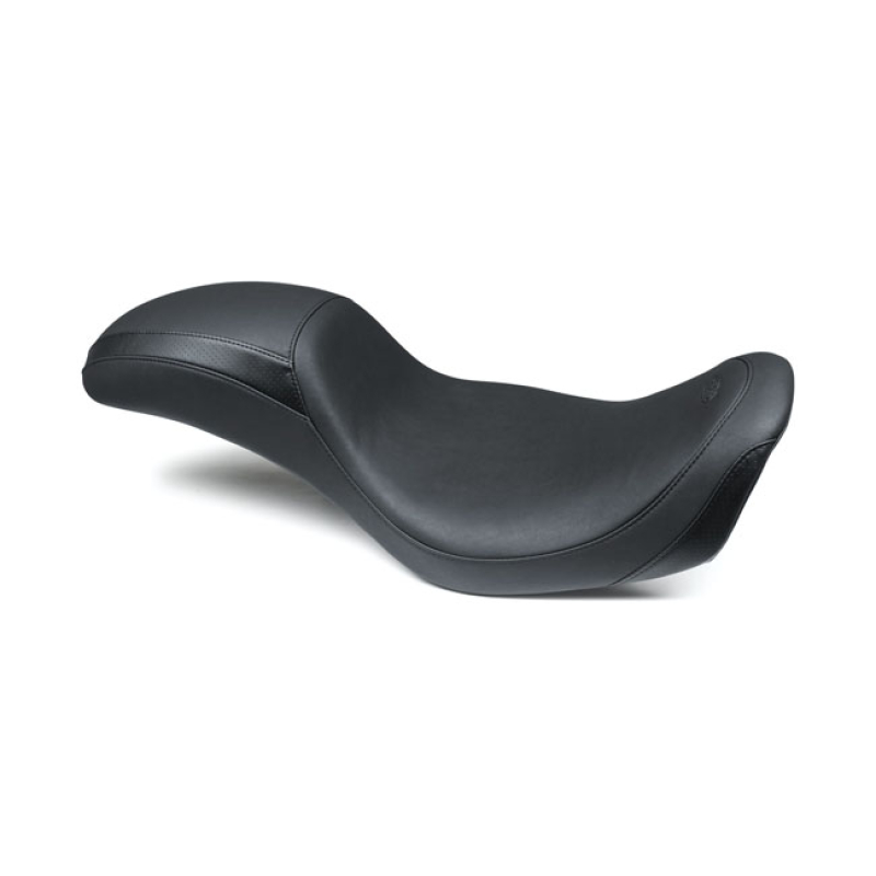 MUSTANG, HIGHTAIL FASTBACK SEAT BLACK 13&quot; WIDE; LOW PROFILE, ONE-PIECE 568422