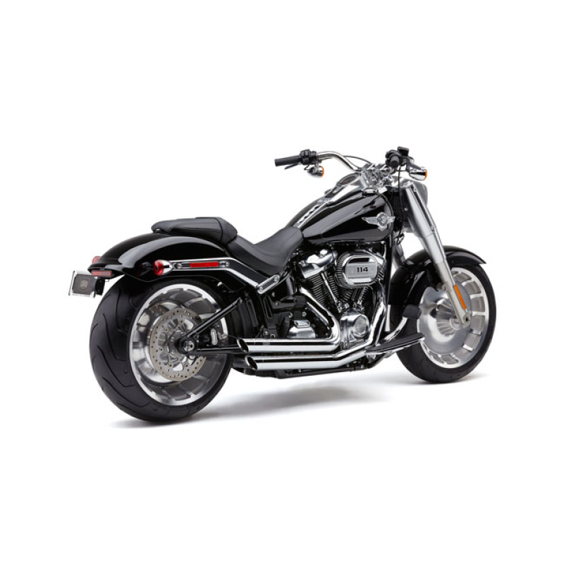 COBRA, SPEEDSTER SLASHDOWN EXHAUST. CHROME CHROME WITH CHROME END CAPS 568796