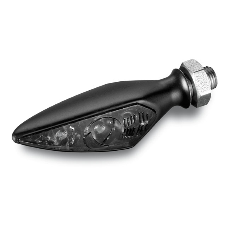 KELLERMANN, RHOMBUS S DARK TURN SIGNAL. FL/RR BLACK; FRONT LEFT / REAR 569171