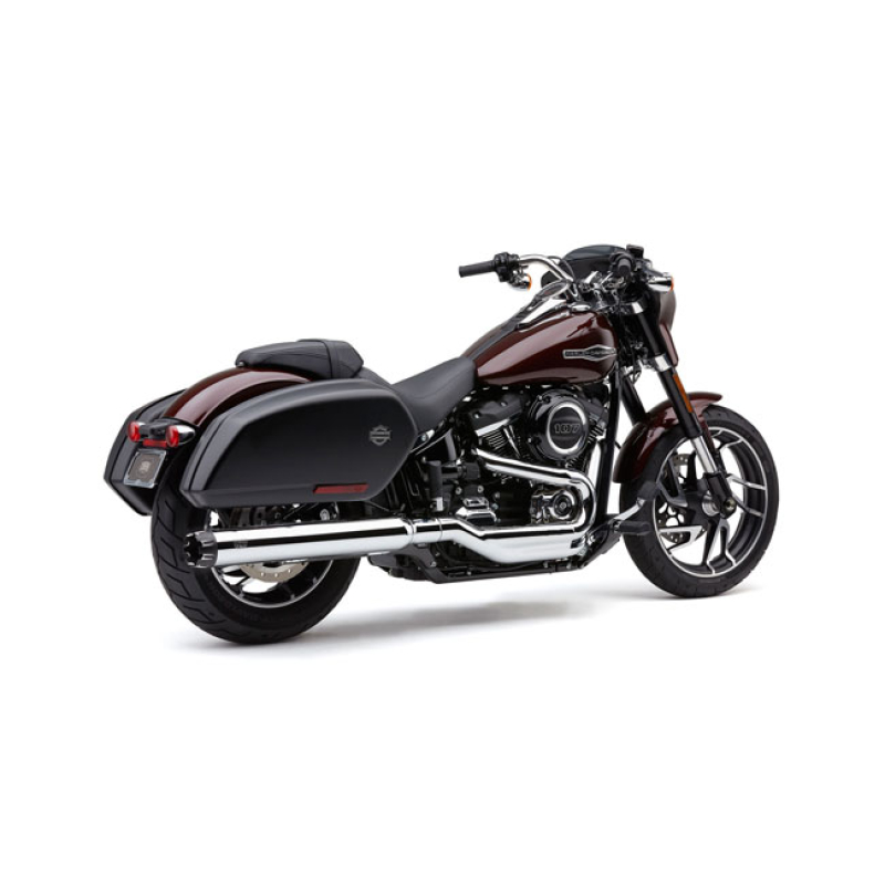 ÄÄNENVAIMENNIN, COBRA - DUAL CUT 4&quot; SLIP-ON MUFFLER. CHROME 569232