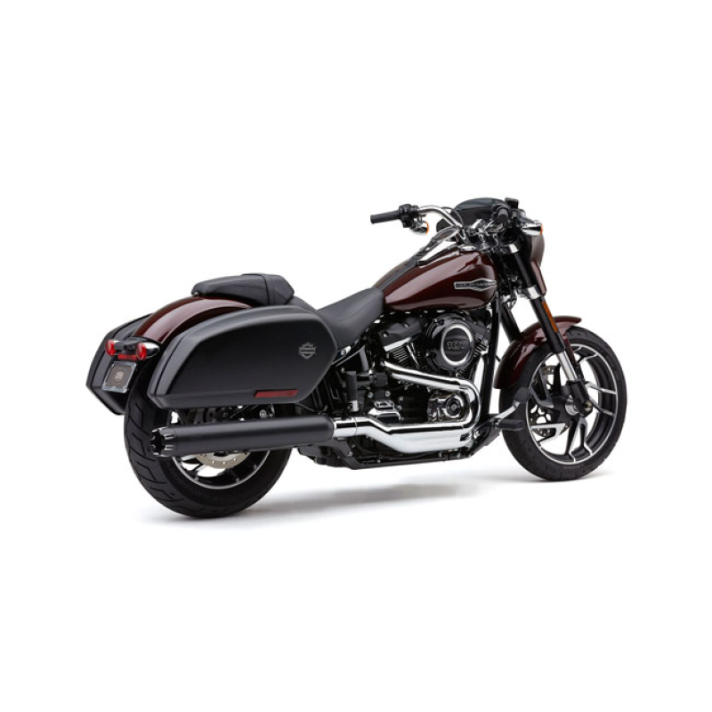 ÄÄNENVAIMENNIN, COBRA, DUAL CUT 4&quot; SLIP-ON MUFFLER. BLACK 569233