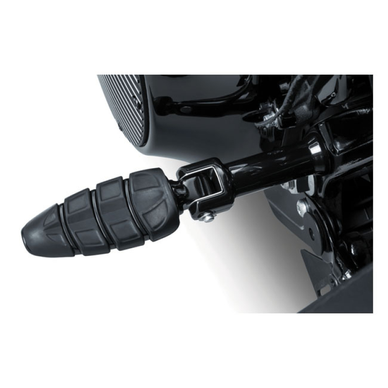 KURYAKYN, SPLINED MALE MOUNT PEG ADAPTERS REAR; GLOSS BLACK; SPLINED; 569870