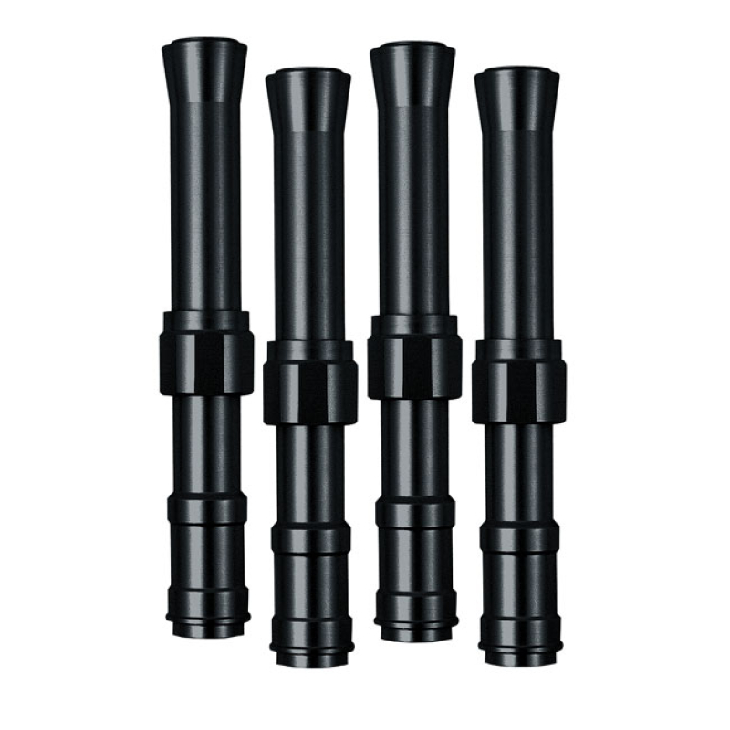 DIPPERT, EVO B.T. ALUMINUM PUSHROD COVER SET. BLACK BLACK ANODIZED. TH 570980