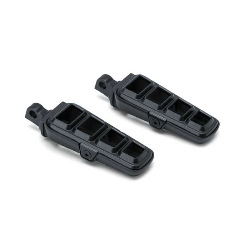 KURYAKYN, DILLINGER FOOTPEGS WITH MALE MOUNT ADAPTERS SATIN BLACK. MUL 572791