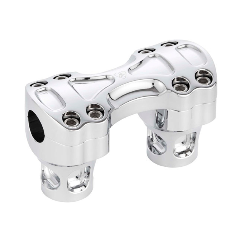 NESS METHOD RISERS 2.5&quot; CHROME 573481