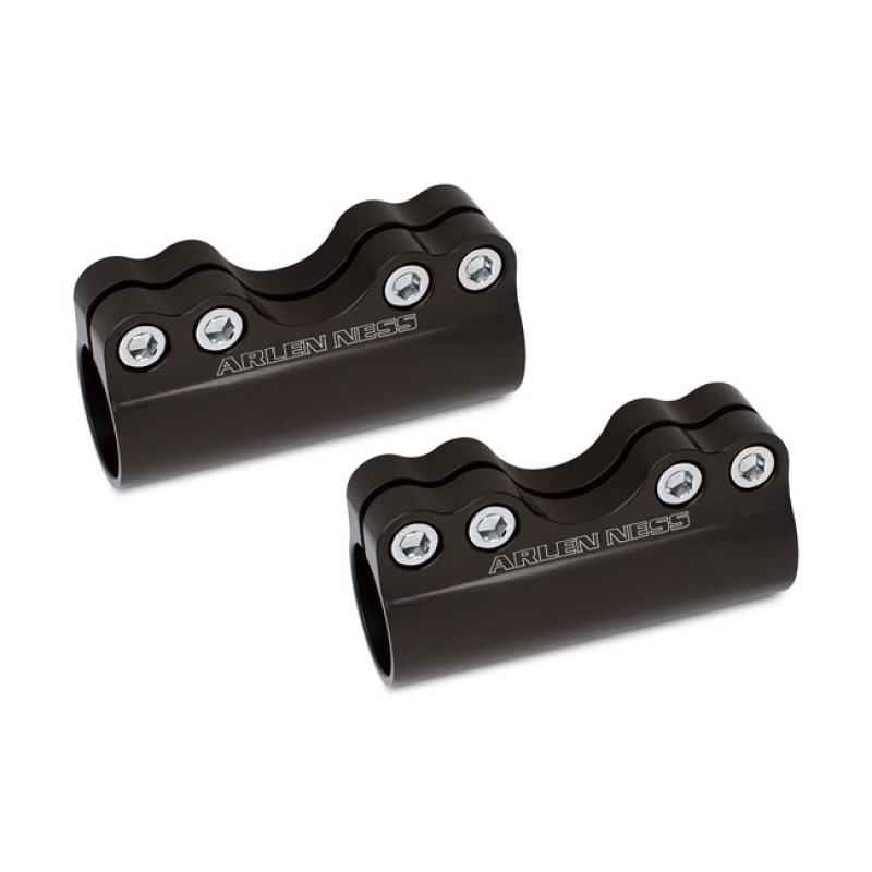 NESS MOLULAR BILLET HANDLEBAR CLAMP BLACK 1&quot; 573482