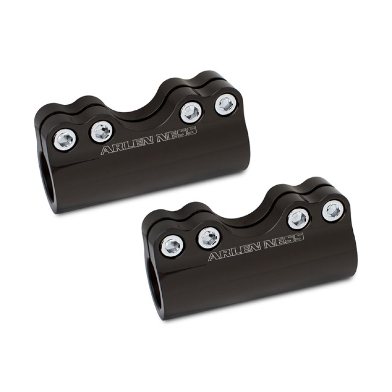 ARLEN NESS, MOLULAR BILLET HANDLEBAR CLAMP BLACK 1-1/4&quot; BLACK ANODIZED 573484
