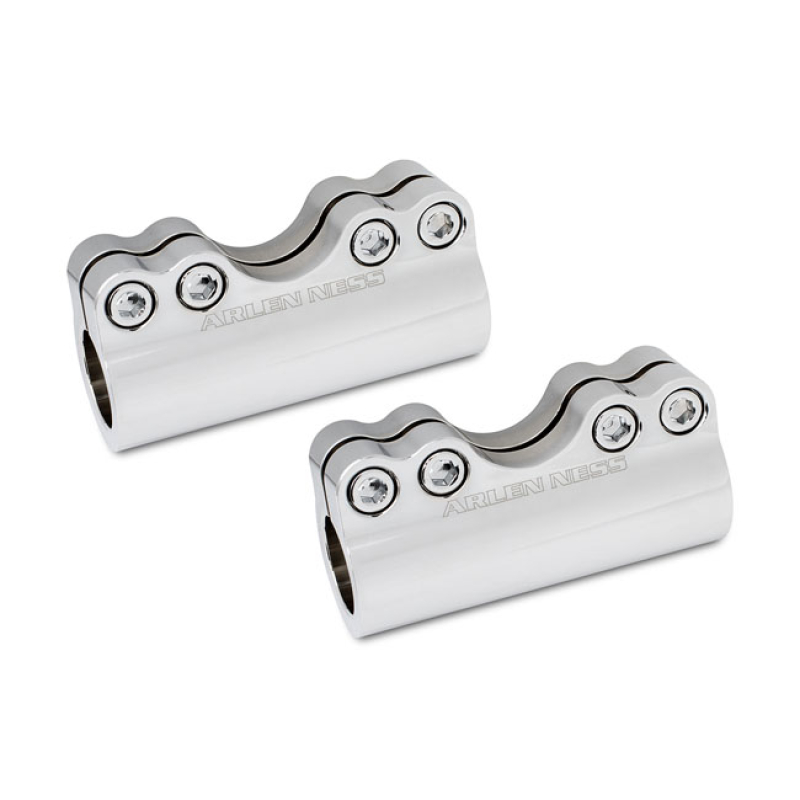 ARLEN NESS, MOLULAR BILLET HANDLEBAR CLAMP CHROME 1-1/4&quot; CHROME BILLET 573485