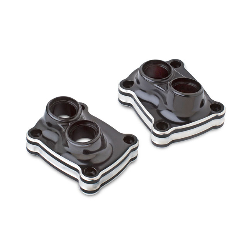 ARLEN NESS, 10-GAUGE TAPPET BLOCK COVER KIT. BLACK GLOSS BLACK CONTRAS 573561