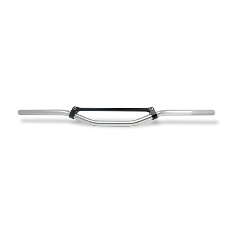 TRW 22MM MOTO CROSS HANDLEBAR LOW ALUMINUM; SILVER LOOK; ABE APPROVED 574058
