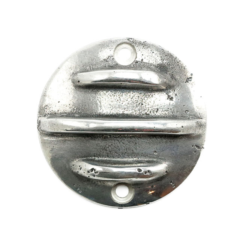 WANNABE CHOPPERS, POINT COVER RIBBED VERTICAL MOUNT HOLES. SAND-CAST A 574535