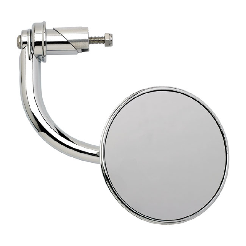 BILTWELL, IN-BAR UTILITY MIRROR ROUND 1&quot; CHROME 574609