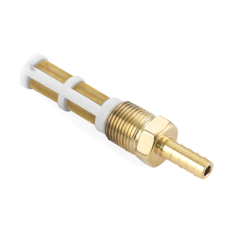 K-TECH BRASS 3/8&quot; NPT CUSTOM FUEL LINE FITTING POL 575375