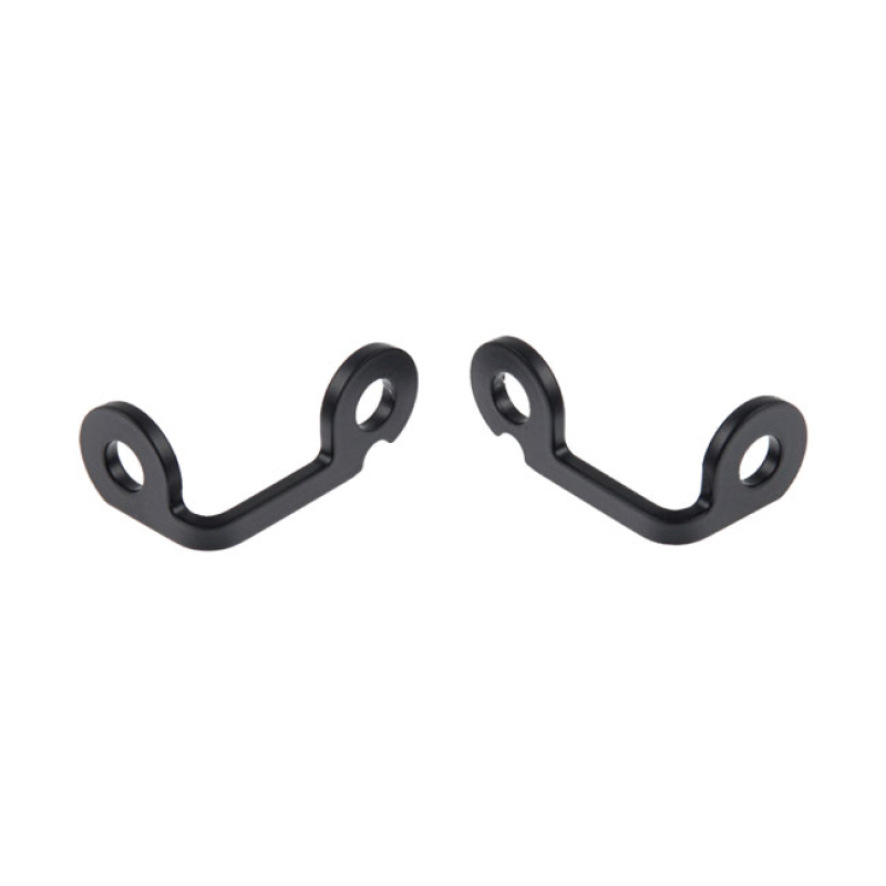 CULT-WERK, FRONT TURN SIGNAL BRACKETS GLOSS BLACK POWDER COATED CNC MA 576269