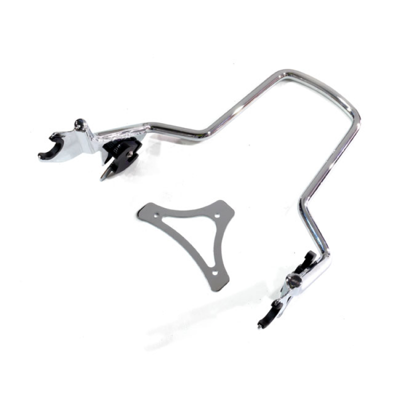 SISSY BAR KIT 12.50&quot; 1-PIECE UPRIGHT, CHROME 577036