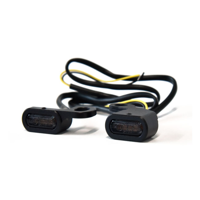FASTLINE, BELOW BAR LED TURN SIGNAL SET. BLACK 577090