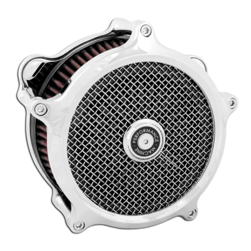 PM, 'SUPER GAS INTERCHANGE' AIR CLEANER KIT. CHROME CHROME PLATED FINI 577431