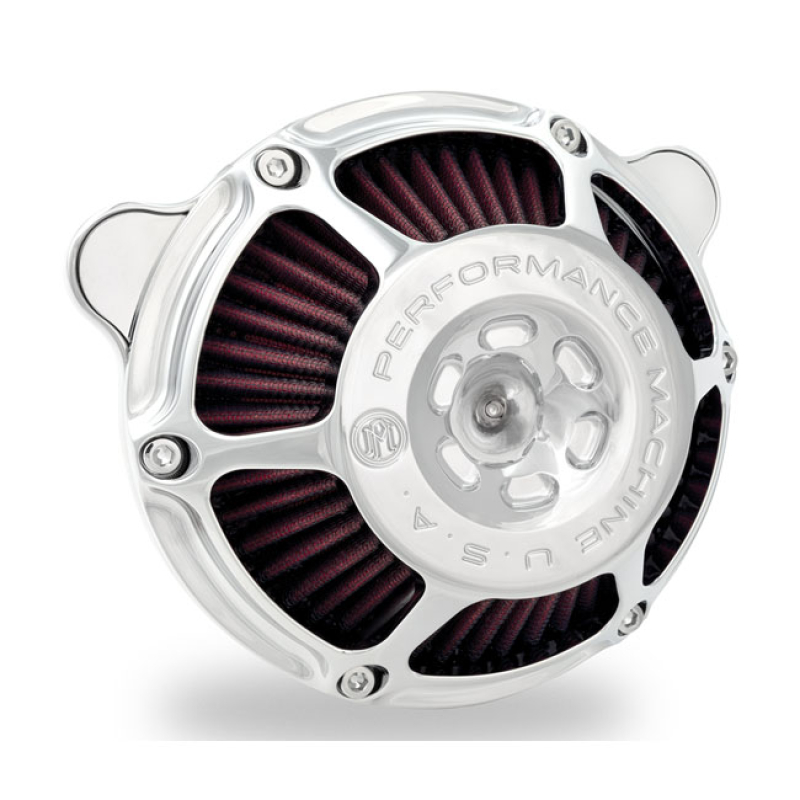 PM, 'MAX HP' AIR CLEANER KIT. CHROME CHROME PLATED FINISH.   - THE MAX 577436