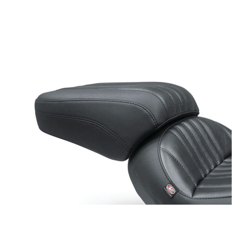 MUSTANG, STANDARD TOURING PASSENGER SEAT BLACK. 11&quot; WIDE. DAGGER STITC 578017