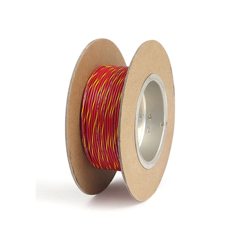 PUNAINEN / KELTAINEN. NAMZ WIRE ON SPOOL, 18 GAUGE 1 M 578328
