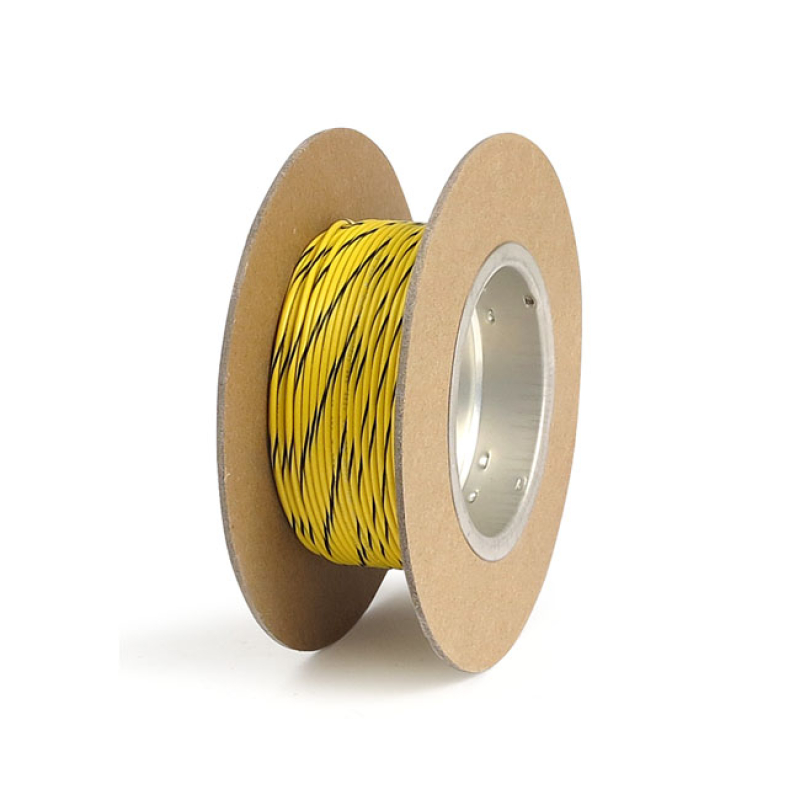 KELTAINEN / MUSTA. NAMZ WIRE ON SPOOL, 18 GAUGE 1 M 578333