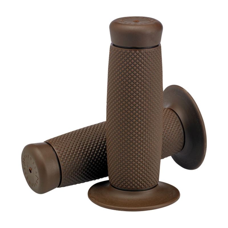 BILTWELL 1&quot; TPV GRIPS RENEGADE CHOCOLATE A TPV RUBBER GRIP SET, MANUFA 578553