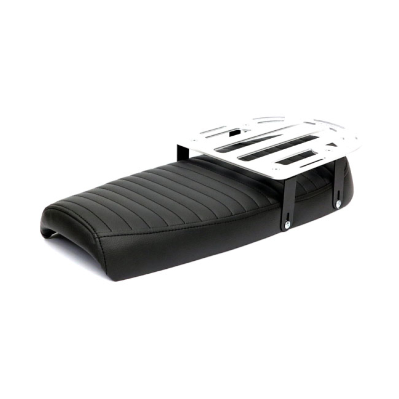 C-RACER, FAT SCRAMSADLE SCRAMBLER SEAT. WITH RACK. BLACK WITH LUGGAGE 578631