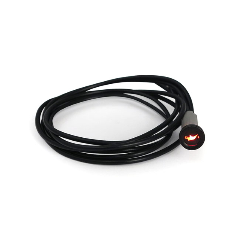 3/8 INDICATOR LIGHT. RED, WITH ''OIL CAN'' SYMBOL 580273