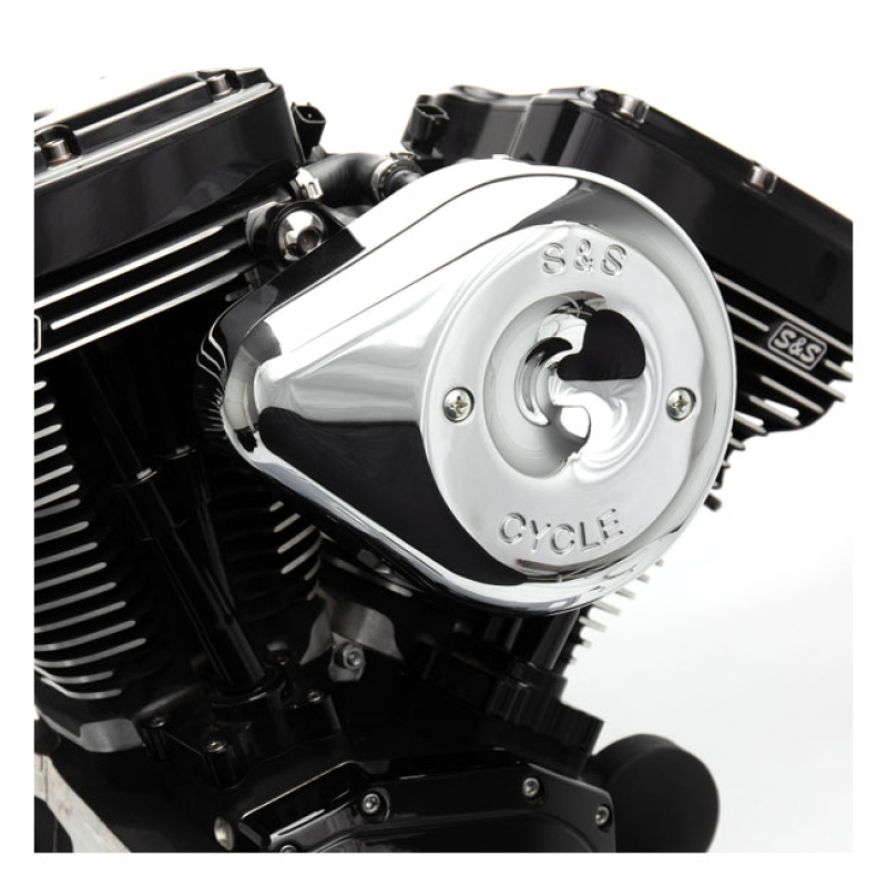S&S STEALTH, TEARDROP AIR CLEANER KIT. CHROME CHROME. WITH TEARDROP CO 580339