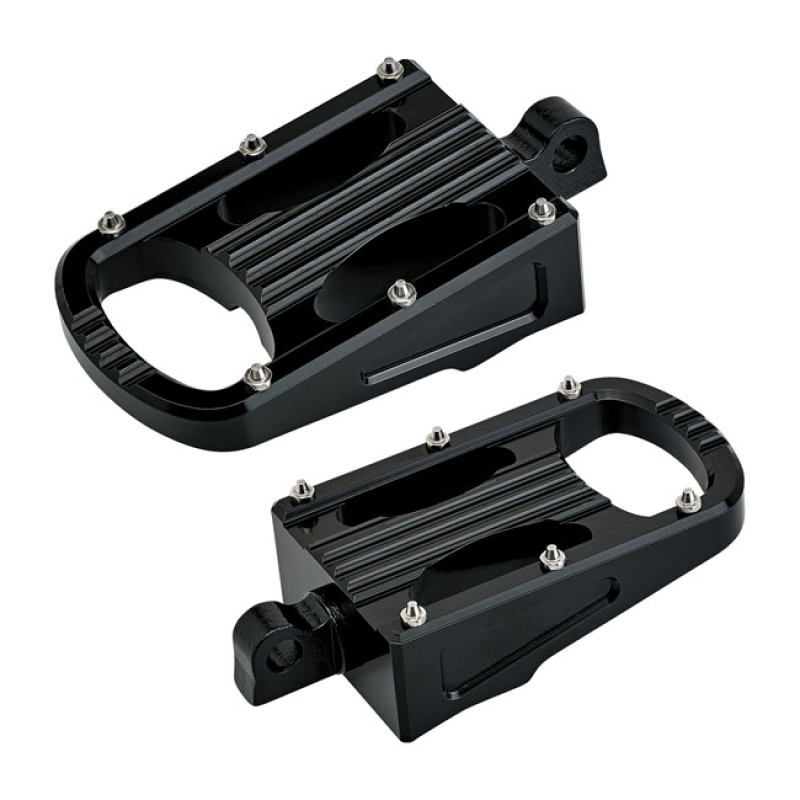 BILTWELL PUNISHER XL RIDER FOOTPEGS BLACK 580387