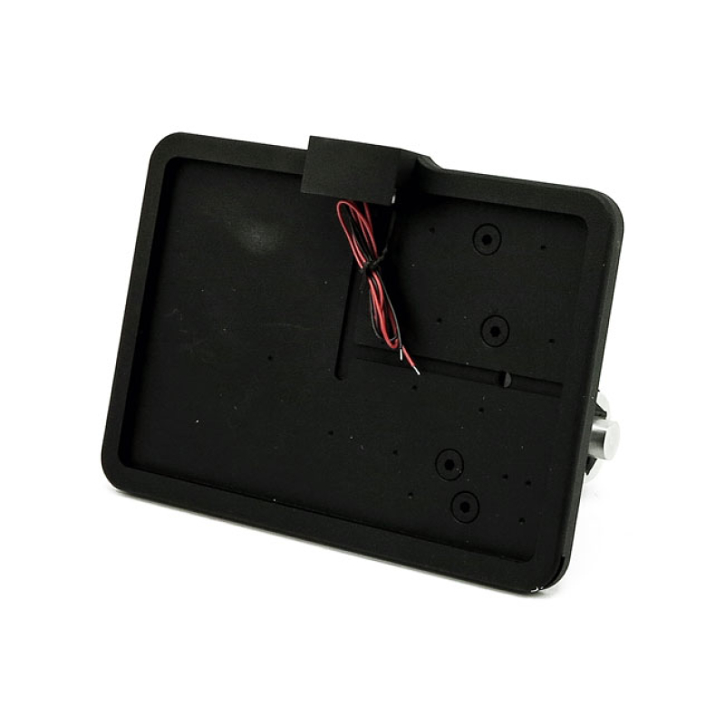 CPV, 'SLIDE-IN' LICENSE PLATE BRACKET. SIDE MOUNT, BLACK BLACK POWDER 580410