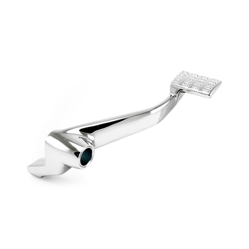 BRAKE PEDAL  CHROME REPRODUCTION ONE-PIECE ALUMINUM BRAKE PEDAL/ARM. 580620