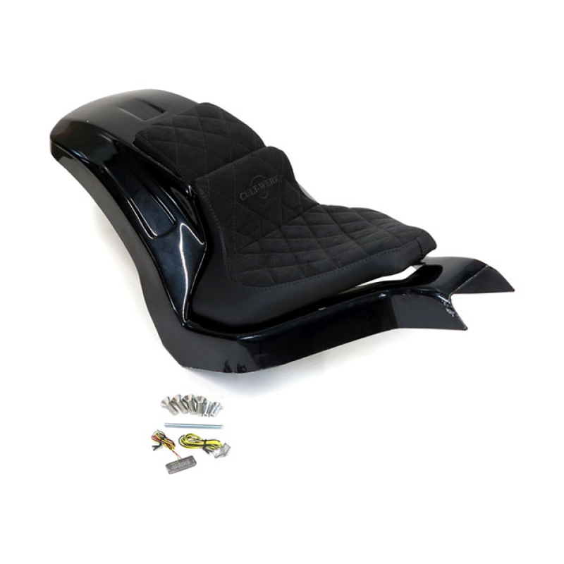 CULT-WERK, SOFTAIL WIDE FENDER KIT 'RACING'. 2-UP SEAT UNPAINTED GLOSS 586260