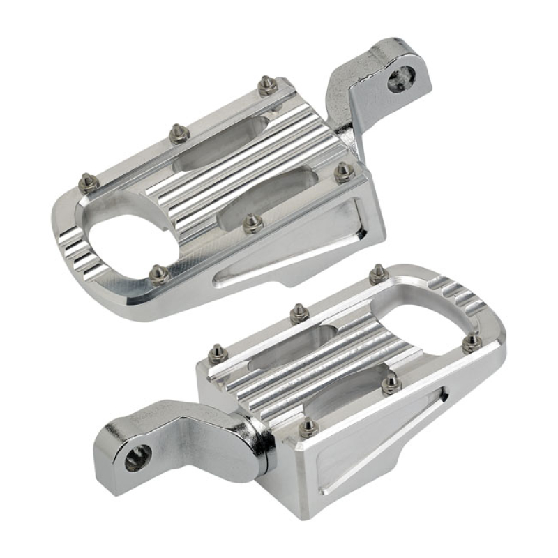BILTWELL PUNISHER RIDER FOOTPEGS POLISHED 586405