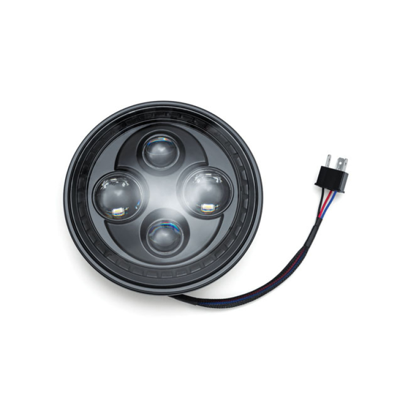 KURYAKYN ORBIT 7&quot; HEADLAMP UNIT LED, BLACK 586422