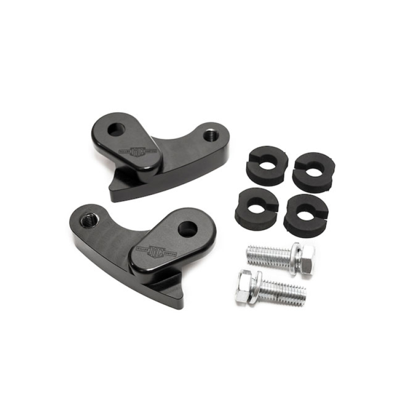 KILLER CUSTOM, 30MM TOURING REAR LOWERING KIT CNC MACHINED BILLET ALUM 587889