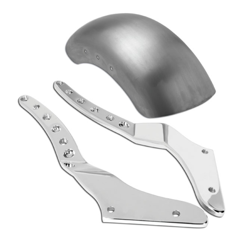 RSD, TRACKER 200MM REAR FENDER CONVERSION KIT. CHROME 589107