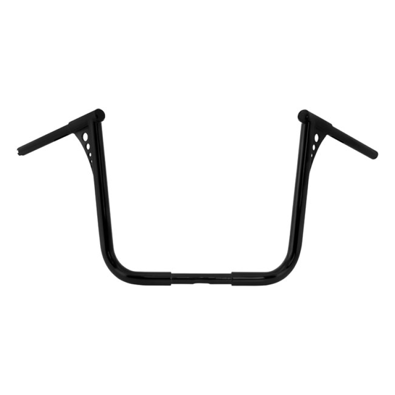 RSD, FLHT, FLHX KING APE 1-1/4&quot; HANDLEBAR. BLACK. 16&quot; RISE 589501