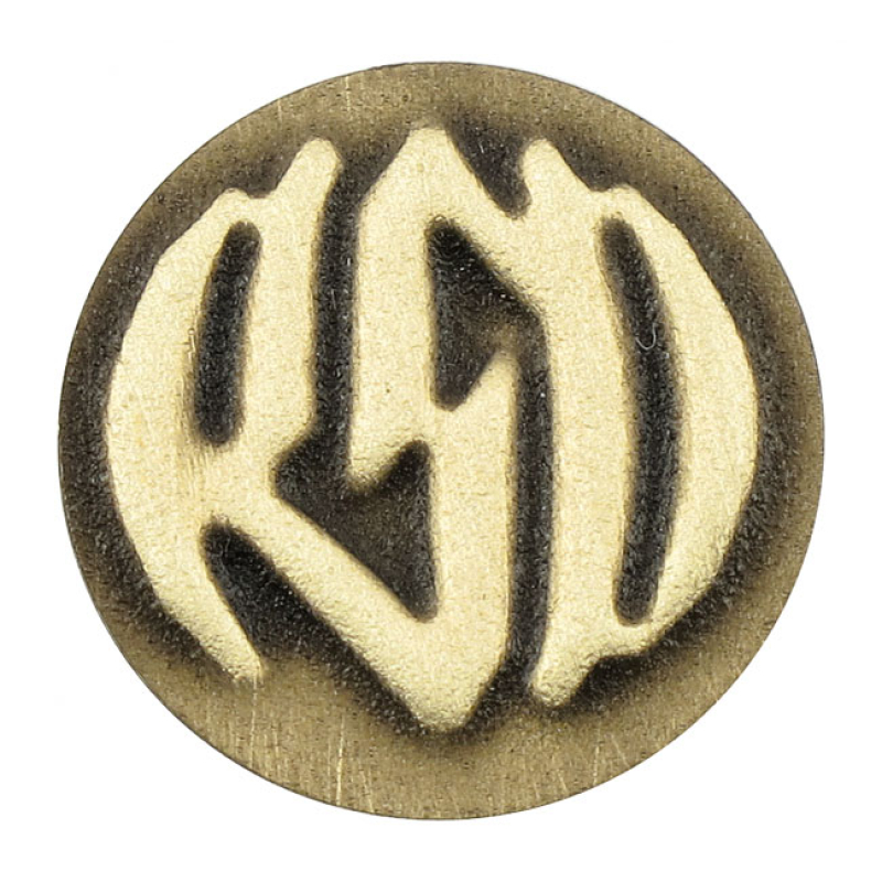 RSD BADGE KIT WITH RSD LOGO, BRASS 589592