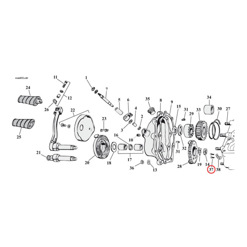 SCREWS, COUNTERSUNK HEAD. BUMPERPLATE 590135