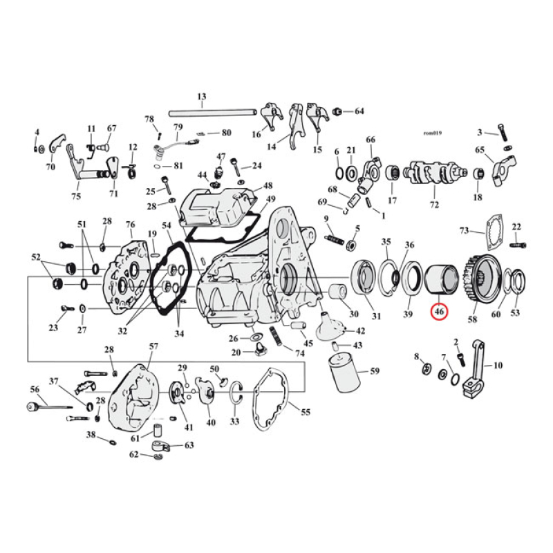 EASTERN SPACER, TRANSM. SPROCKET 590147
