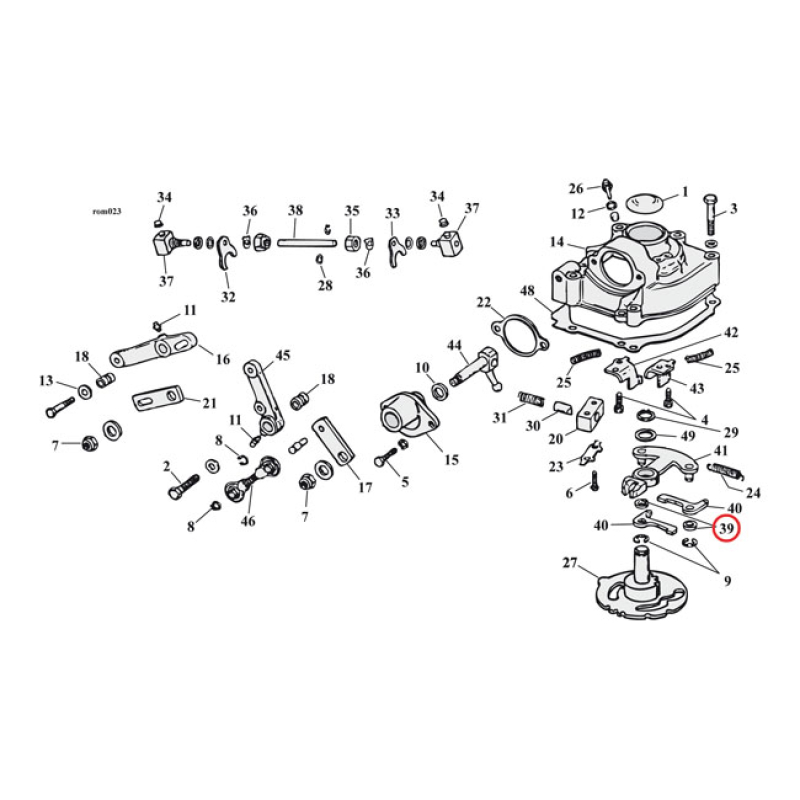 SPACER, SHIFTER PAWL 2 USED.  OEM REPLACEMENT REFERENCE 34461-72. 590166
