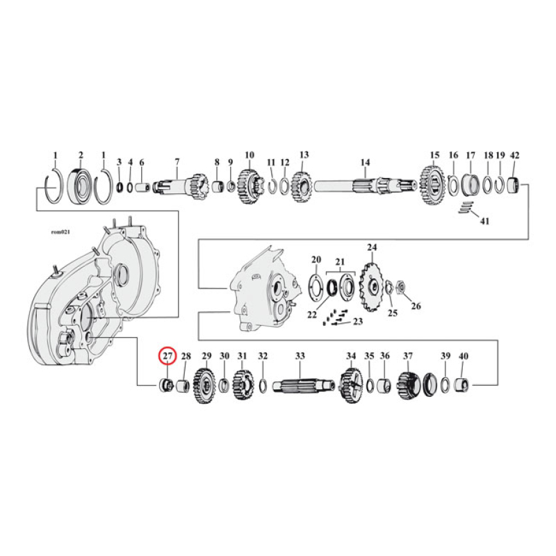 OILER PLUG, TRANSMISSION COUNTERSHAFT OEM REPLACEMENT REFERENCE 35631- 590195