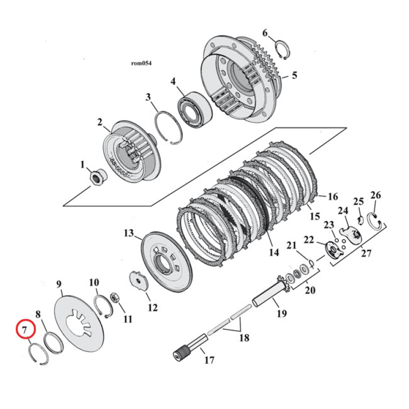 RETAINING RING, CLUTCH 590229