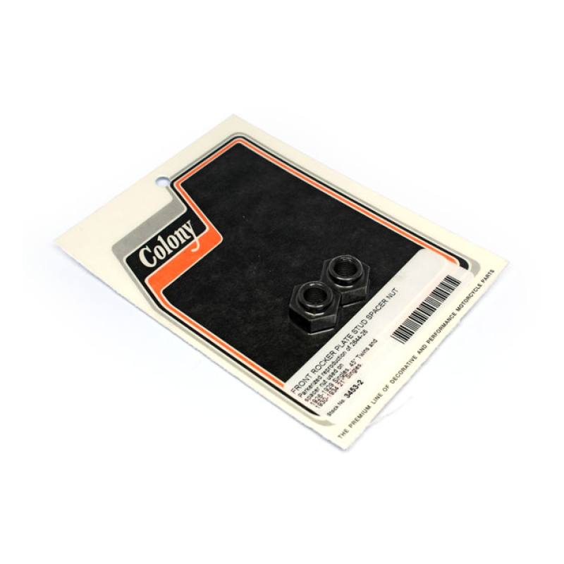 COLONY, FRONT ROCKER PLATE STUD SPACER KIT BLACK PARKERIZED REPRODUCTI 590330